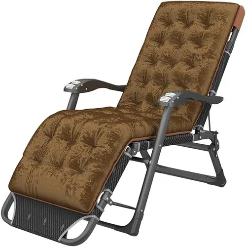 Vista 9 de Home Leisure Folding Chair with Removable Mat and Armrest, Multi-Position Adjustment Reclining Chair for Outdoor Garden Purple