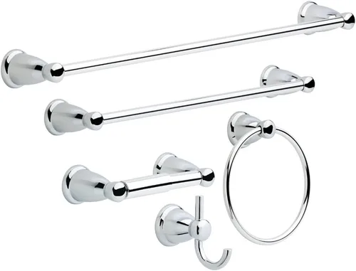Vista 18 de Franklin Brass Kinla - Juego de accesorios de baño de 3 piezas, color negro mate, accesorios de baño, KIN3PC-MB