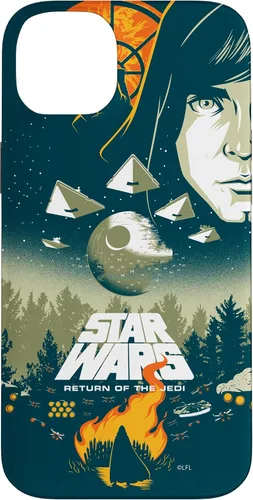 Vista 15 de Star Wars Funda con póster de película retro ilustrada con el regreso del Jedi para iPhone 17