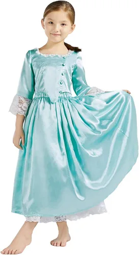 Vista 3 de Weixu Colonial - Disfraz de princesa para mujer, vestido victoriano de regencia para cosplay
