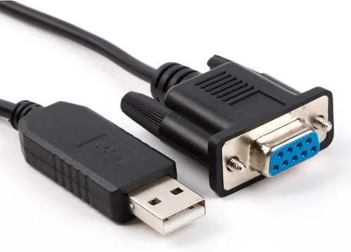 Vista 2 de USB Serial db9 ft232r USB rs232 cable de módem nulo pc Control TV Cable (2-RXD (amarillo), 3-TXD (naranja), 5-GND (GND), 7-RTS (verde), 8-CT