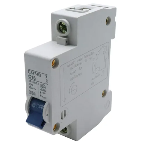Vista 10 de Xiaoyztan Interruptor de disyuntor de un solo polo de 6 amperios, disyuntor de uso doméstico montado en riel DIN para protección de seguridad
