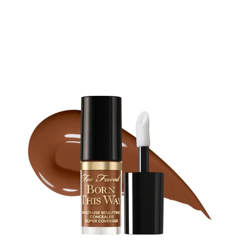 Vista 18 de Too Faced Born This Way Super Coverage Multi-Use Concealer Full-Coverage Hydrating Concealer for Dark Circles & Blemishes with Natural Finish