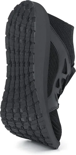 Vista 4 de NYZNIA Zapatos antideslizantes para hombre, para caminar, trotar, entrenamiento, fitness, ligeros, acolchados, transpirables, sin cordones