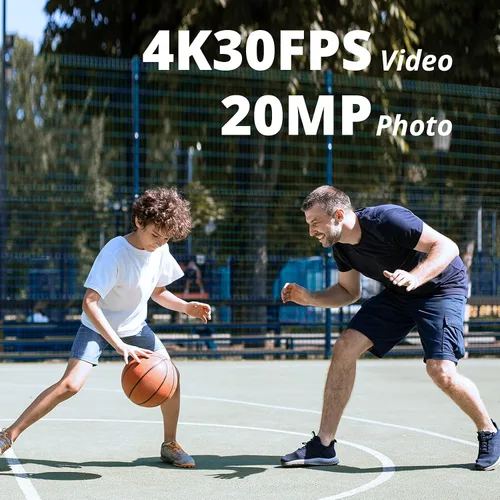Vista 7 de AKASO Cámara de acción Brave 4 Pro con kit de accesorios 60 en 1