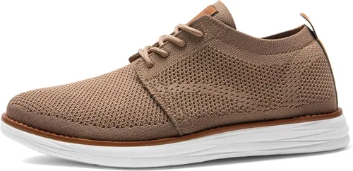 Vista 3 de Bruno Marc Zapatillas de malla para hombre Oxfords ligeras