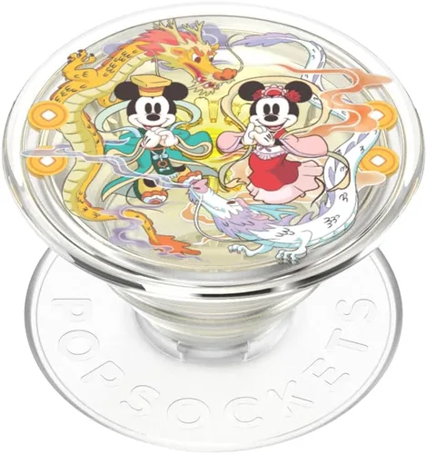 Vista 17 de PopSockets Agarre adhesivo para teléfono, soporte, soporte para teléfono, Disney - Mickey Cobweb