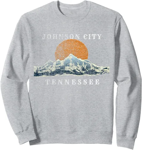 Vista 3 de Johnson City Tennessee Mountain Sunset Scene Sudadera