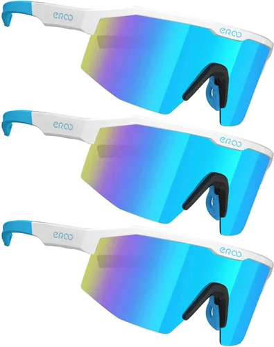 Vista 17 de Eazyrun Gafas de sol polarizadas deportivas para niños de 8 a 12 años, lentes para béisbol, softbol, ciclismo, protección UV para niños y niñas