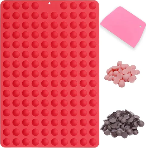 Vista 7 de Mini Moldes de Silicona con Huellas de Patas, 69 Cavidades de Grado Alimenticio Molde de Huellas de Patas para Chocolate, Dulces, Gelatina, Gomitas