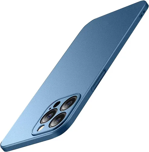 Vista 12 de Casechics Compatible con iPhone, Funda de Lujo Mate de PC Duro Ajuste Delgado Ultra Delgada Ligera Protección de Lente de Cámara Funda Suave a Negro