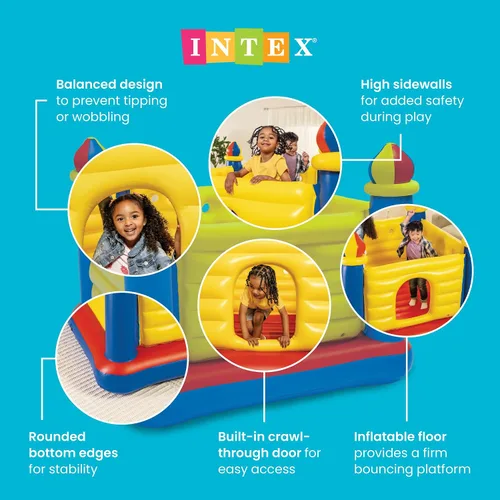 Vista 4 de Castillo inflable saltarín Intex Jump o Lene para edades de 3-6 años