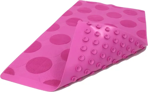 Vista 9 de SafeLand - Tapete antideslizante para baño, ducha, bañera, material TPR, ecológico, sin PVC, lavable a máquina, sin olor, con potentes ventosas