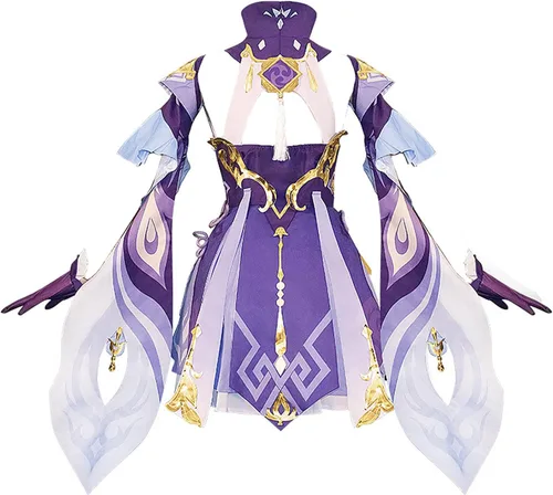 Vista 3 de CR ROLECOS Genshin Impact - Disfraz de cosplay para fiesta de Halloween