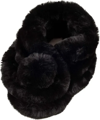 Vista 4 de Bufanda con cuello de piel sintética para mujer, bufandas de piel sintética, para primavera, otoño e invierno