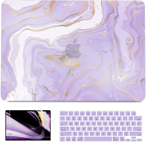 Vista 13 de B BELK - Funda compatible con MacBook Air de 13 pulgadas con chip M1 2021 2020 2019 2018 A2337 A2179 A1932, Plastic Hard Shell for MacBook Air