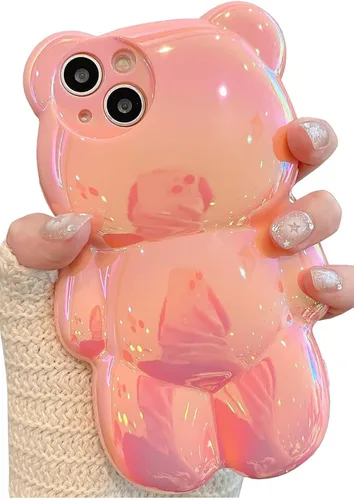 Vista 8 de Funda de silicona suave compatible con iPhone 17 de 6.3 pulgadas, funda protectora de silicona suave para mujer (mariposa azul)