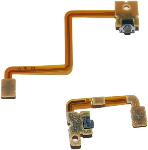 Vista 2 de Botón de hombro LR con cable flexible para Nintendo 3DS reparación interruptor izquierdo derecho, botón de hombro izquierdo derecho con cable
