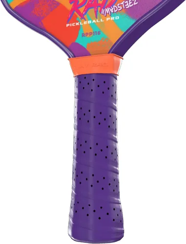 Vista 5 de RAD Pickleball Paddle – USAPA Approved Pickleball Racket – Fiberglass Surface with Spin Grit Tech – Carbon Fiber Pickleball Paddle for Power &