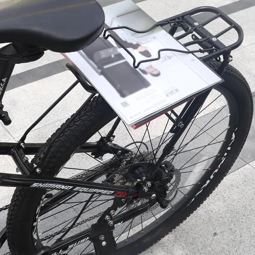 Vista 6 de WEEROCK Portaequipajes para bicicletas de 24 a 29 pulgadas, soporte de carga ajustable de aleación de aluminio, para bicicletas de 24 a 29 pulgadas