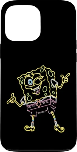 Vista 24 de Spongebob Squarepants Carcasa Neon Line Art para iPhone 17