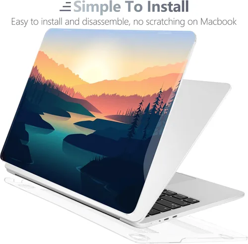 Vista 4 de Batianda Estuche Premium para Nuevo MacBook Air de 15 Pulgadas 2025 M4 2024 2023 con Chip M3 M2 Modelo A3241/A3114/A2941, Estuche Protector