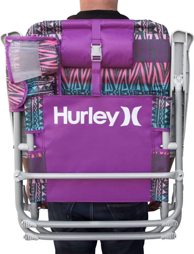 Vista 4 de Hurley - Silla de playa tipo mochila talla única rosa violeta