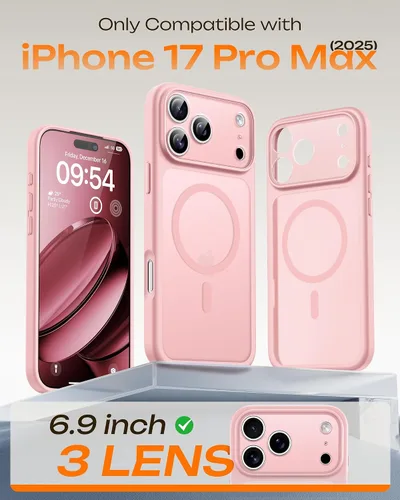 Vista 630 de TOCOL Funda para iPhone 11, compatible con Magsafe, protección completa de cámara, imanes integrados, protección contra caídas, funda translúcida