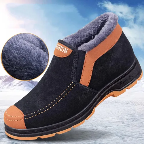 Vista 5 de Botas de nieve para mujer, lindas botas de invierno blancas para senderismo, ligeras, impermeables, botas de invierno para mujer, talla 8, sin