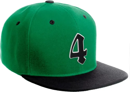 Vista 26 de Daxton Gorra clásica con visera de billete plano con letras del alfabeto inglés antiguo de la A a la Z
