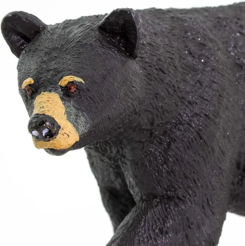 Vista 5 de Safari Ltd. Figura de oso negro de América del Norte, figura detallada de modelo de plástico de 4.5 pulgadas, divertido juguete educativo