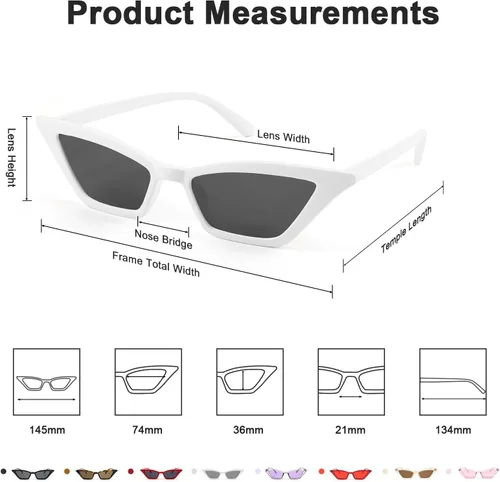 Vista 4 de FEISEDY Gafas de sol polarizadas de gran tamaño, ajuste sobre lentes de sol de moda, protección UV400, B2922, 65mm