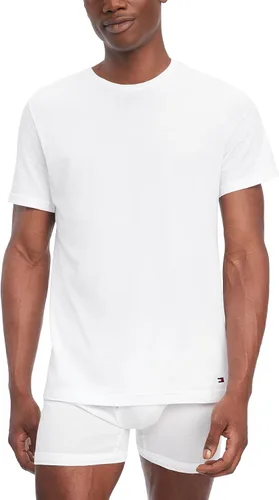 Vista 2 de Tommy Hilfiger Men's Undershirts Multipack Cotton Classics Crew Neck T-Shirt