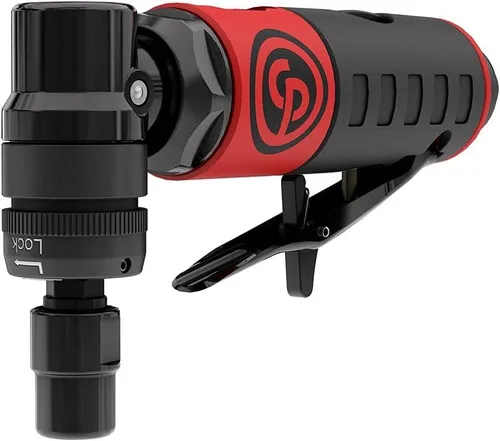 Vista 4 de Chicago Pneumatic CP7406 - Herramienta de amoladora de ángulo de aire, soldador, carpintería, detalles automotrices, pulidora de acero inoxidable