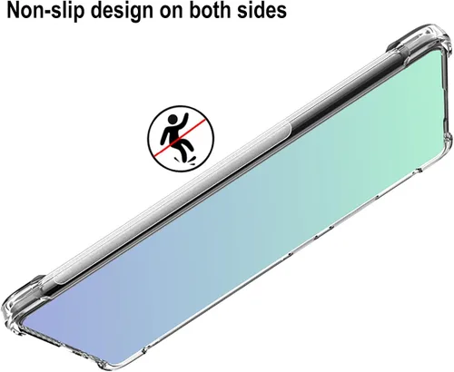 Vista 3 de Funda transparente para Google Pixel 5a, con 4 esquinas reforzadas a prueba de golpes, protección resistente, flexible, TPU delgado, Pixel 5a, funda
