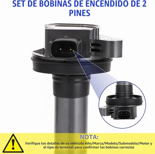 Vista 5 de Juego de 6 bobinas de encendido para Ford Edge 3.5L V6 UF553 2007-2016