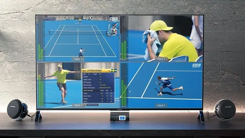 Vista 2 de Blackmagic Design 003888 MultiView 4 MultiViewer, 4 Sistemas, Entrada 6G-SDI