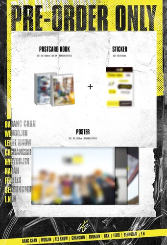 Vista 6 de Stray Kids - I am WHO [RANDOM ver.] (2º Mini Álbum) CD+Photobook+3 tarjetas de fotos QR+póster+póster plegable del grupo oficial+tarjeta