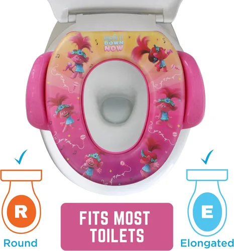 Vista 3 de NBC Universal Trolls - Asiento suave para orinal