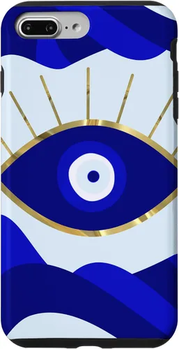 Vista 12 de Funda para iPhone 13 Pro Max Lava All Seeing Blue Evil Eye