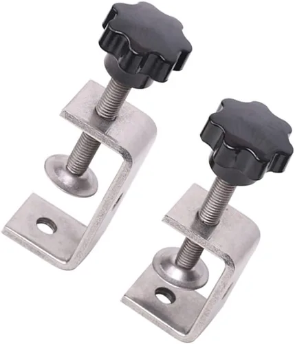 Vista 3 de Abrazadera en C de servicio pesado Abrazadera de tigre Abrazaderas de madera Abrazadera C de acero inoxidable para soldadura Carpenter Edificio