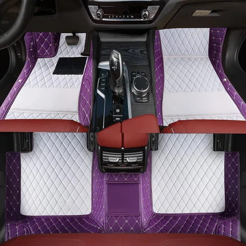 Vista 48 de Alfombrillas personalizadas para automóvil adecuadas para el 99% de automóviles, camiones, SUV, alfombrillas para todo tipo de clima, alfombrillas