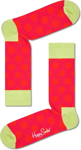 Vista 4 de Happy Socks Juego de 3 regalos de flores, coloridos y divertidos, calcetines para hombres y mujeres, blanco-rosa-verde-naranja (10-13)