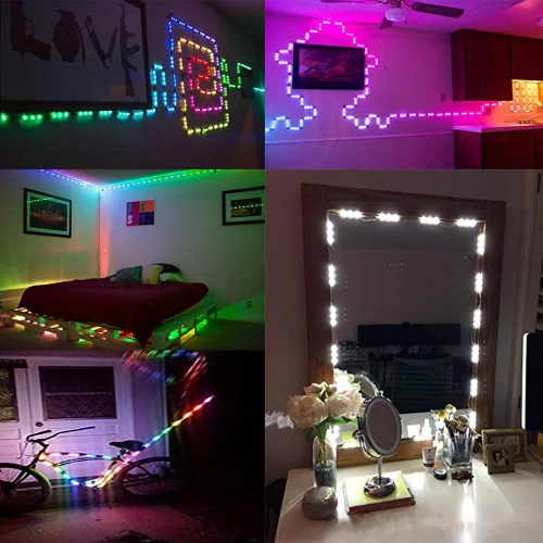Vista 7 de EAGWELL Luces LED de módulo, 40 pies SMD 5050 Luz de ventana de escaparate impermeable Luces LED de negocios Luz decorativa para tienda Señales