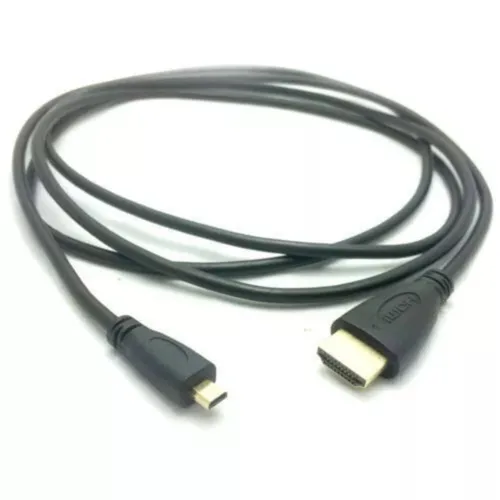 Vista 2 de Marg Cable Micro HDMI HDTV Audio Video AV Cable para Dragon Touch Elite R97 X R97X 9.7 '' Full HD Google Android Tablet PC
