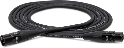 Vista 5 de Hosa HMIC-010 - Cable de micrófono Pro, REAN XLR3F a XLR3M, 10 pies