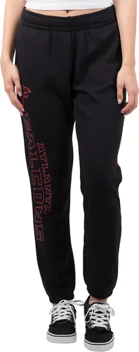 Vista 8 de Ultra Game NFL - Pantalones deportivos de vellón supersuaves para mujer Gris brezo