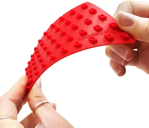 Vista 6 de Protector de tanque lateral antideslizante Moto Race Grip Evo, transparente, juego de 4