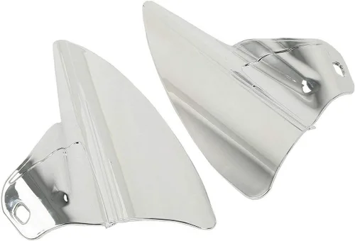 Vista 2 de TCMT Protector de sillín ABS cromado deflector de calor apto para Harley Touring Electra Glide Road Glide Road King Street Glide Trike Glide