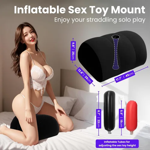 Vista 3 de Dildo Montado Cojín de Dildo Almohada de Posición Sexual para Adultos Muebles Sexuales Juguetes Sexuales para Mujeres Silla de Dildo Montaje